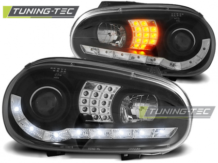 Faruri VW GOLF 4 09.97-09.03 DAYLIGHT NEGRU