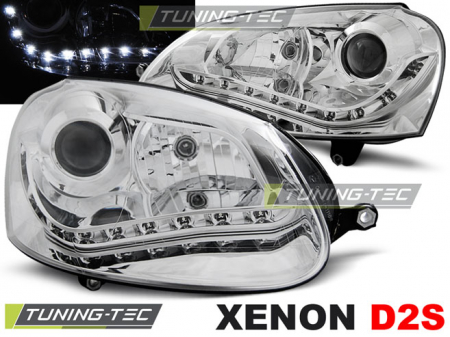 Tuning iluminari - Faruri VW GOLF 5 DAYLIGHT CROM XENON
