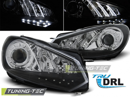 Tuning iluminari - Faruri VW GOLF 6 10.08- 12 TRU DRL NEGRU