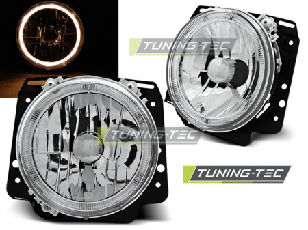 Faruri - Faruri VW GOLF II 2 08.83-08.91 ANGEL EYES CROM exterioare