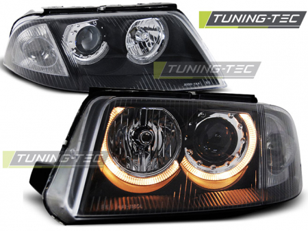 Tuning iluminari - Faruri VW PASSAT 3BG B5 FL 09.00-03.05 ANGEL EYES NEGRU
