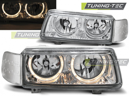 Faruri - Faruri VW PASSAT B4 11.93-05.97 ANGEL EYES CROM