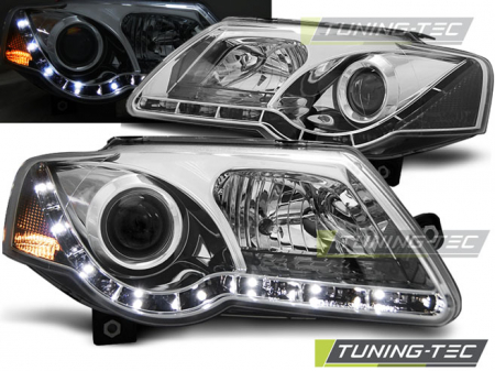 Tuning iluminari - Faruri VW PASSAT B6 3C 03.05-10 DAYLIGHT CROM