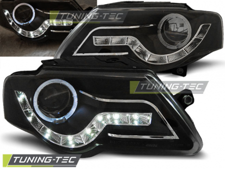 Tuning iluminari - Faruri VW PASSAT B6 3C 03.05-10 DAYLIGHT NEGRU