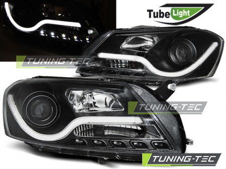 Tuning iluminari - Faruri VW PASSAT B7 10.10-10.14 NEGRU TUBE LIGHT