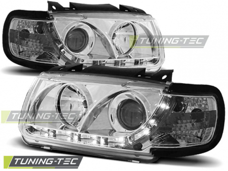 Tuning iluminari - Faruri VW POLO 6N 10.94-09.99 HATCHBACK DAYLIGHT CROM