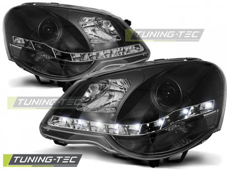 Tuning iluminari - Faruri VW POLO 9N3 04.05-09 DAYLIGHT NEGRU
