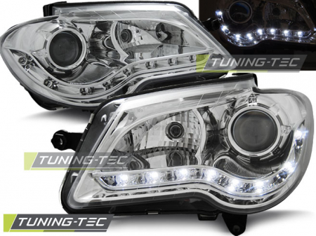 Tuning iluminari - Faruri VW TOURAN 06-10  DAYLIGHT CROM