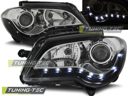 Tuning iluminari - Faruri VW TOURAN 06-10  DAYLIGHT NEGRU