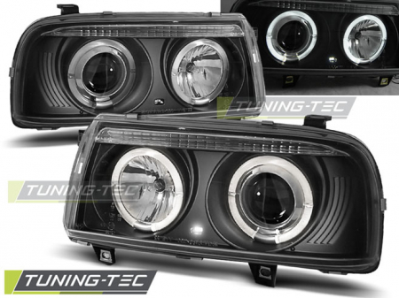 Tuning iluminari - Faruri VW VENTO 01.92-08.98 ANGEL EYES NEGRU