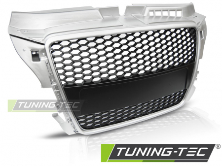 Grile auto - GRILA AUDI A3 (8P) RS-TYPE 04.08-07.12 SILVER