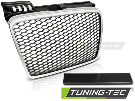 Grile auto - GRILA AUDI A4 (B7) RS-TYPE 11.04-03.08 MATT SILVER