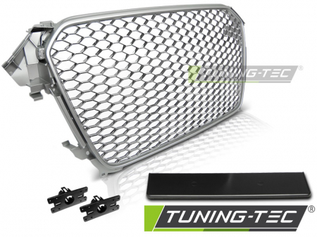 GRILA AUDI A4 (B8) RS-TYPE 11.11-15 SILVER
