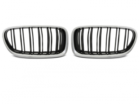 Grile sport - Grila BMW F10 / F11 2010-2016 model M5 Dublu Crom cu Negru
