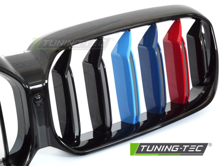 Grilă Dublă BMW Seria 5 G30 G31 Benzi Tri-Color [3]