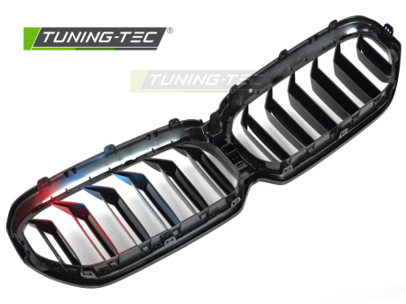 Grilă Dublă BMW Seria 5 G30 G31 Benzi Tri-Color [4]