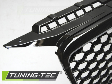 Grila fagure AUDI A3 8P (05-08) LOOK RS3 design negru lucios [2]