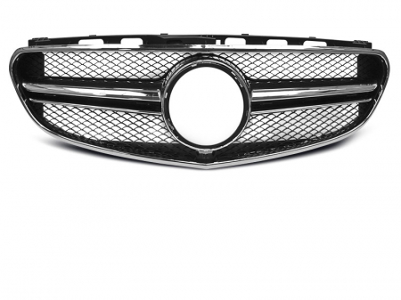 Grile sport - Grila Mercedes W212 intre 2013-2016 model AMG STYLE Negru Crom