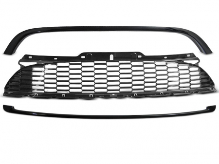 Grile sport - Grila MINI COOPER 10-14 R56/57/55 JCW STYLE NEGRU LUCIOS