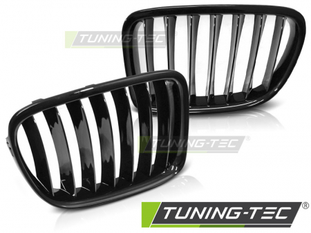 Grile sport - Grila radiator pentru BMW X1 E84 LCI 12-14 negru lucios