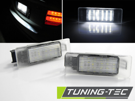 Lumini la numar - Lampa LED numar inmatriculare PEUGEOT 106 307 308 406 407 CITROEN C3 C4 C5 LED
