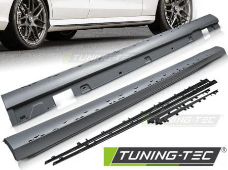 Praguri tuning - Praguri W213 16-19 E63 AMG STYLE negru lucios