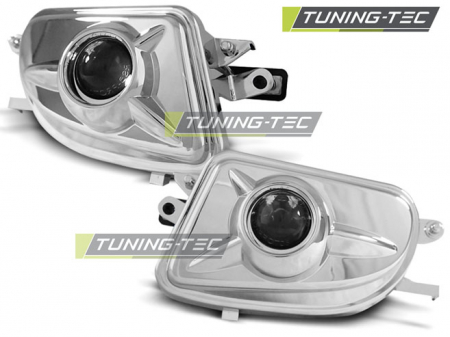 Tuning iluminari - Proiectoare ceata MERCEDES W210 06.99-03.02 / CLK / SLK RAMA CROM