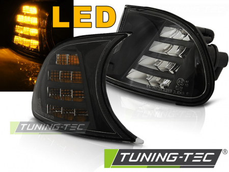 Semnalizari fata - SEMNALIZARI FATA BMW E46 04.99-08.01 C/C NEGRU LED