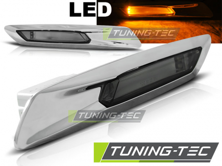 Semnalizari aripa - SEMNALIZARI FATA BMW F10/F11 10-13 SILVER Fumuriu