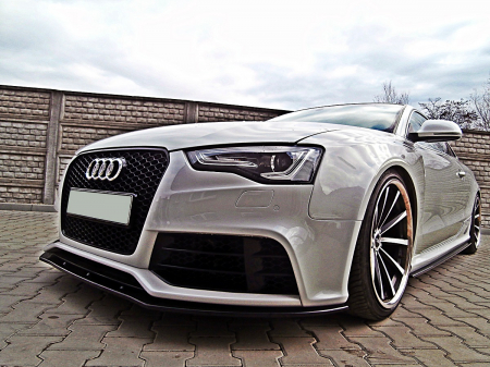 Tuning aerodinamic - SPLITTER BARA FATA AUDI RS5 FACELIFT MODEL (2011-)