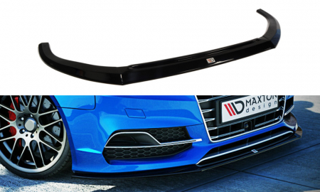 Tuning aerodinamic - SPLITTER BARA FATA AUDI S3 8V (SEDAN, CABRIO) / AUDI A3 8V SLINE