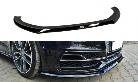 Tuning aerodinamic - SPLITTER BARA FATA AUDI S3 SPORTBACK / AUDI A3 8V SLINE