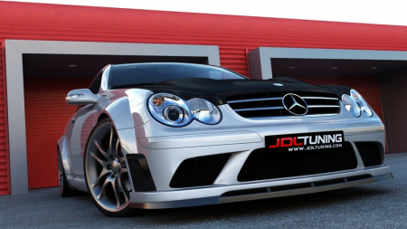 Tuning aerodinamic - SPLITTER BARA FATA MERCEDES CLK W209 (FOR ME-CLK-209-BLACK-F1 BUMPER)
