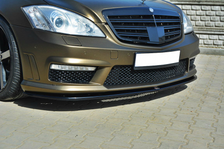 Tuning aerodinamic - SPLITTER BARA FATA MERCEDES S-CLASS W221 AMG