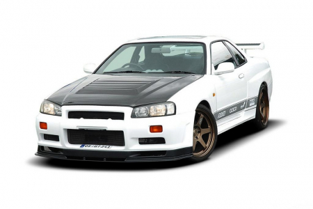 Tuning aerodinamic - SPLITTER BARA FATA NISSAN SKYLINE R34 GTT  (FOR 002299-1 BUMPER)