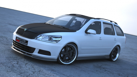 Tuning aerodinamic - SPLITTER BARA FATA OCTAVIA 2 FACELIFT MODEL, STANDARD BUMPER