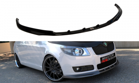 Adaos bara fata - SPLITTER BARA FATA SKODA FABIA II (PREFACE MODEL, STANDARD BUMPER