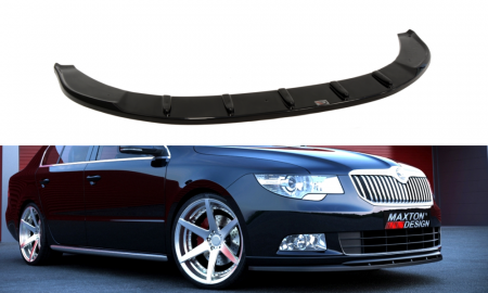 Adaos bara fata - SPLITTER BARA FATA SKODA SUPERB II (FOR SPORT FRONT BUMPER SPOILER)
