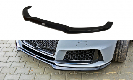 Tuning aerodinamic - SPLITTER BARA FATA v.1 AUDI RS3 8VA SPORTBACK