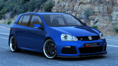 Tuning aerodinamic - SPLITTER BARA FATA VW GOLF V (FOR MK6 R20 LOOK BUMPER)