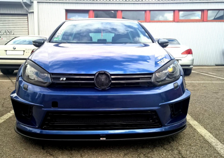 Tuning aerodinamic - SPLITTER BARA FATA VW GOLF VI (FOR R400 BUMPER)