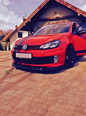 Tuning aerodinamic - SPLITTER BARA FATA VW GOLF VI GTI 35TH