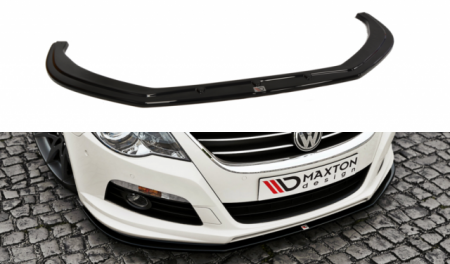 Adaos bara fata - SPLITTER FATA VW PASSAT CC R36 RLINE (PREFACE) negru lucios