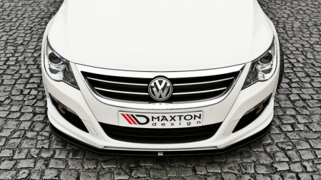 SPLITTER FATA VW PASSAT CC R36 RLINE (PREFACE) negru lucios [2]
