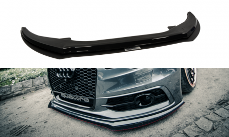 Adaos bara fata - SPLITTER Racing bara fata AUDI A6 C7 S-LINE (2 splitters = 1 set)