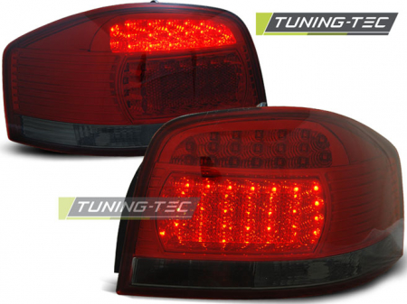 Stopuri - STOPURI AUDI A3 05.03-08 ROSU FUMURIU LED