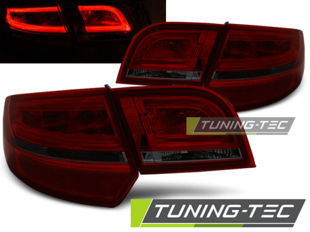 Stopuri - STOPURI AUDI A3 8P 04-08 SPORTBACK ROSU FUMURIU LED