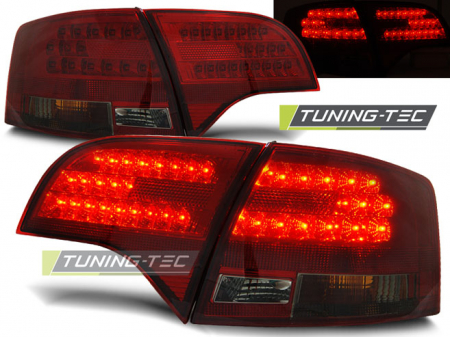 Stopuri - STOPURI AUDI A4 B7 11.04-03.08 AVANT  ROSU FUMURIU LED