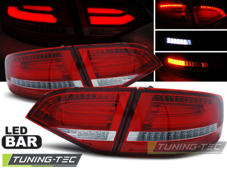 Stopuri - STOPURI AUDI A4 B8 08-11 AVANT  ROSU ALB LED