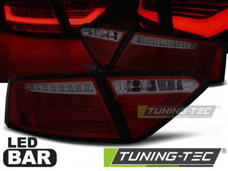 Accesorii auto exterior - STOPURI AUDI A5 07-06.11 COUPE  ROSU FUMURIU LED BAR